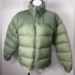 North Face 700 Sage Green Nupste Puffer